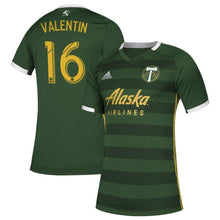 Load image into Gallery viewer, Zarek Valentin Portland Timbers 2019 Primary Player Jersey – Green