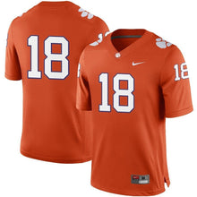 Load image into Gallery viewer, #18 Clemson Tigers Football Game Jersey – Orange