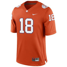 Load image into Gallery viewer, #18 Clemson Tigers Football Game Jersey – Orange