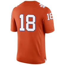 Load image into Gallery viewer, #18 Clemson Tigers Football Game Jersey – Orange