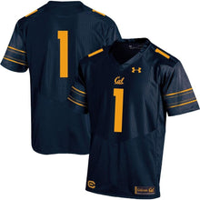 Load image into Gallery viewer, #1 Cal Bears Under Armour Team Football Jersey – Gold