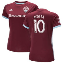 Load image into Gallery viewer, Kellyn Acosta Colorado Rapids Women's 2018 Primary Player Jersey – Burgundy