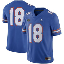 Load image into Gallery viewer, #18 Florida Gators Jordan Brand 2018 Game Football Jersey – Royal