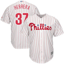 Load image into Gallery viewer, Odubel Herrera Philadelphia Phillies Majestic Home Official Cool Base Replica Player Jersey - White/Scarlet