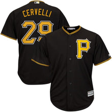 Load image into Gallery viewer, Pittsburgh Pirates Francisco Cervelli Majestic Jersey - Black/White