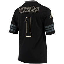 Load image into Gallery viewer, #1 Colorado Buffaloes Colosseum Blackout Football Jersey - Black