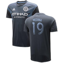 Load image into Gallery viewer, Jesús Medina New York City FC  2018 Secondary Player Jersey – Gray