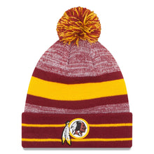Load image into Gallery viewer, Washington Redskins New Era Team Knit Hat with Pom - Burgundy