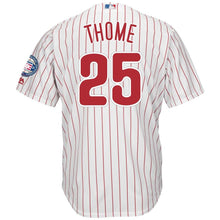 Load image into Gallery viewer, Jim Thome Philadelphia Phillies Majestic Hall of Fame  Jersey – White/Scarlet
